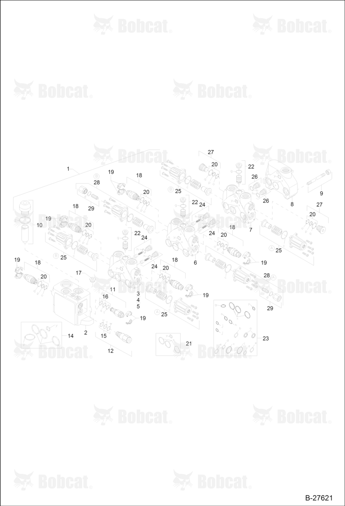 Valve Bank - Mono Boom (Engine S/N XXXX/0507 & Above)