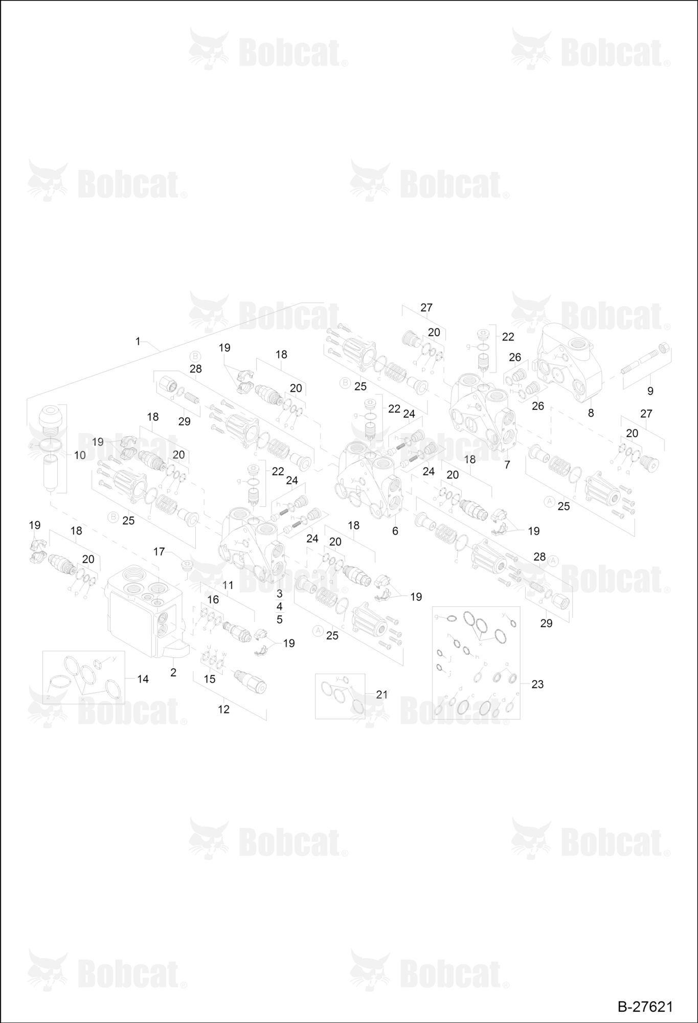 Valve Bank - Mono Boom (Engine S/N XXXX/0507 & Above)