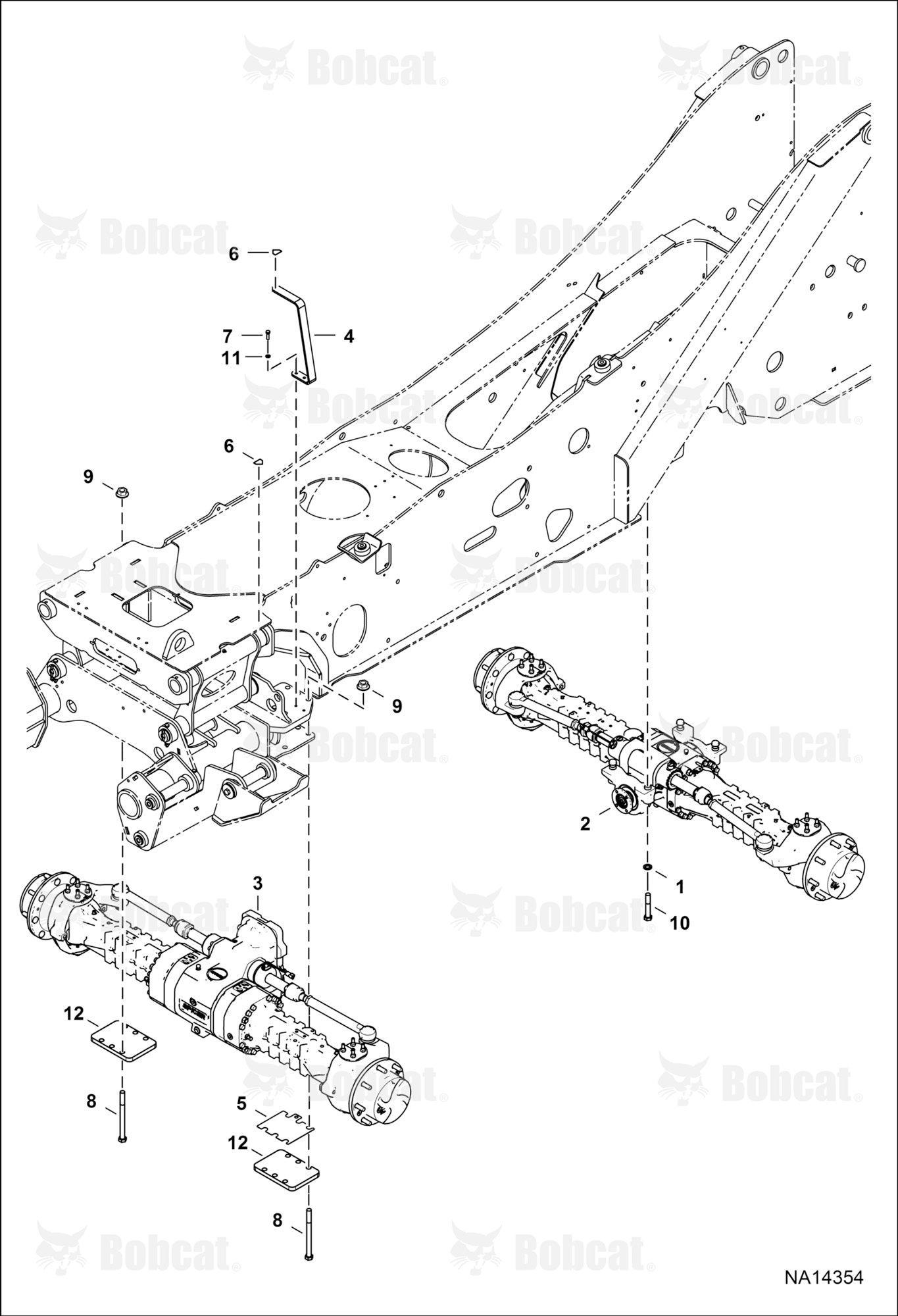 Drive Train (Axles)  B41H11076 & Above
