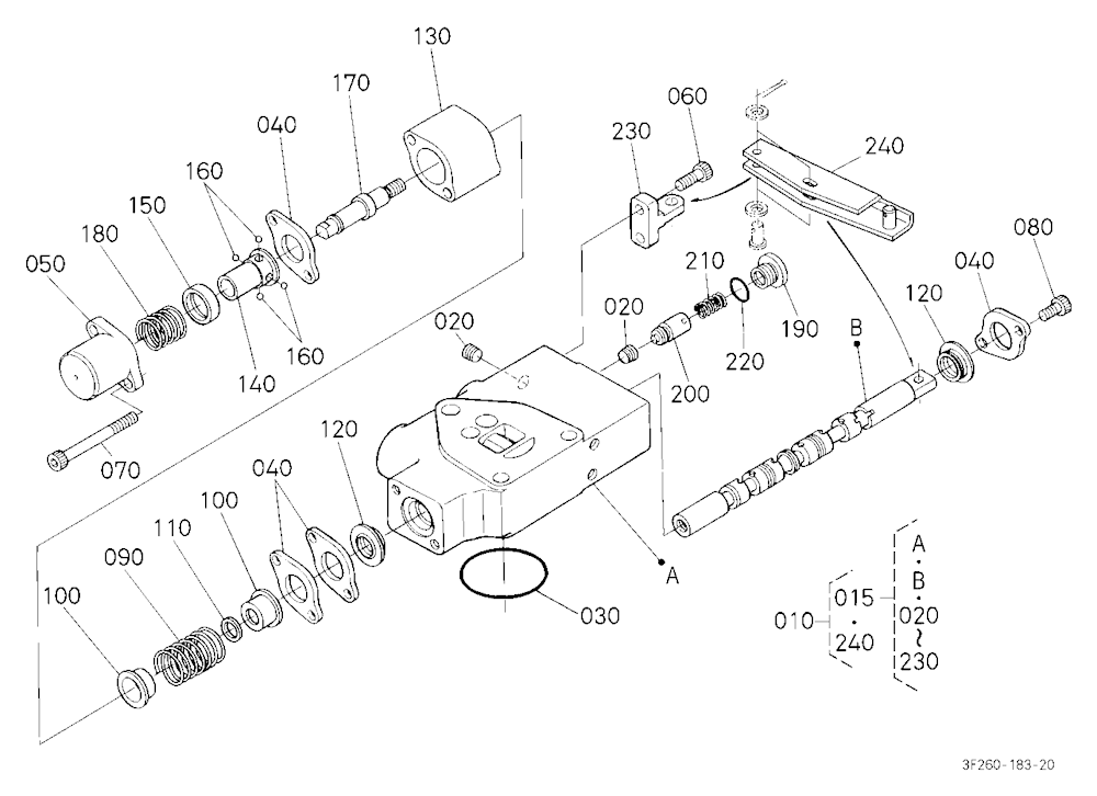 Auxiliary Control Valve (Fd) [Component Parts] [Ol