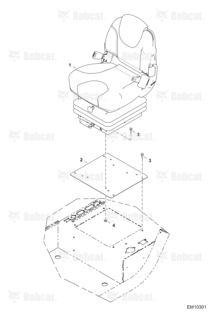 Operator Seat (Basic) (Mechanical Suspension)
