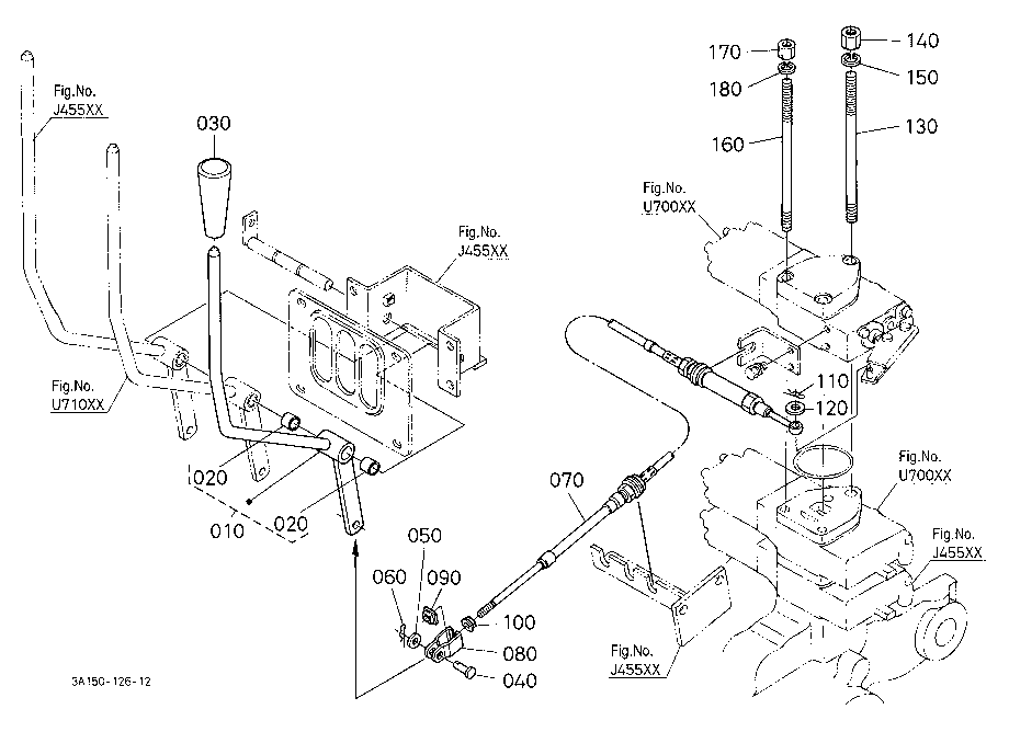 Auxiliary Control Valve Lever Kit (3Rd) [Option]