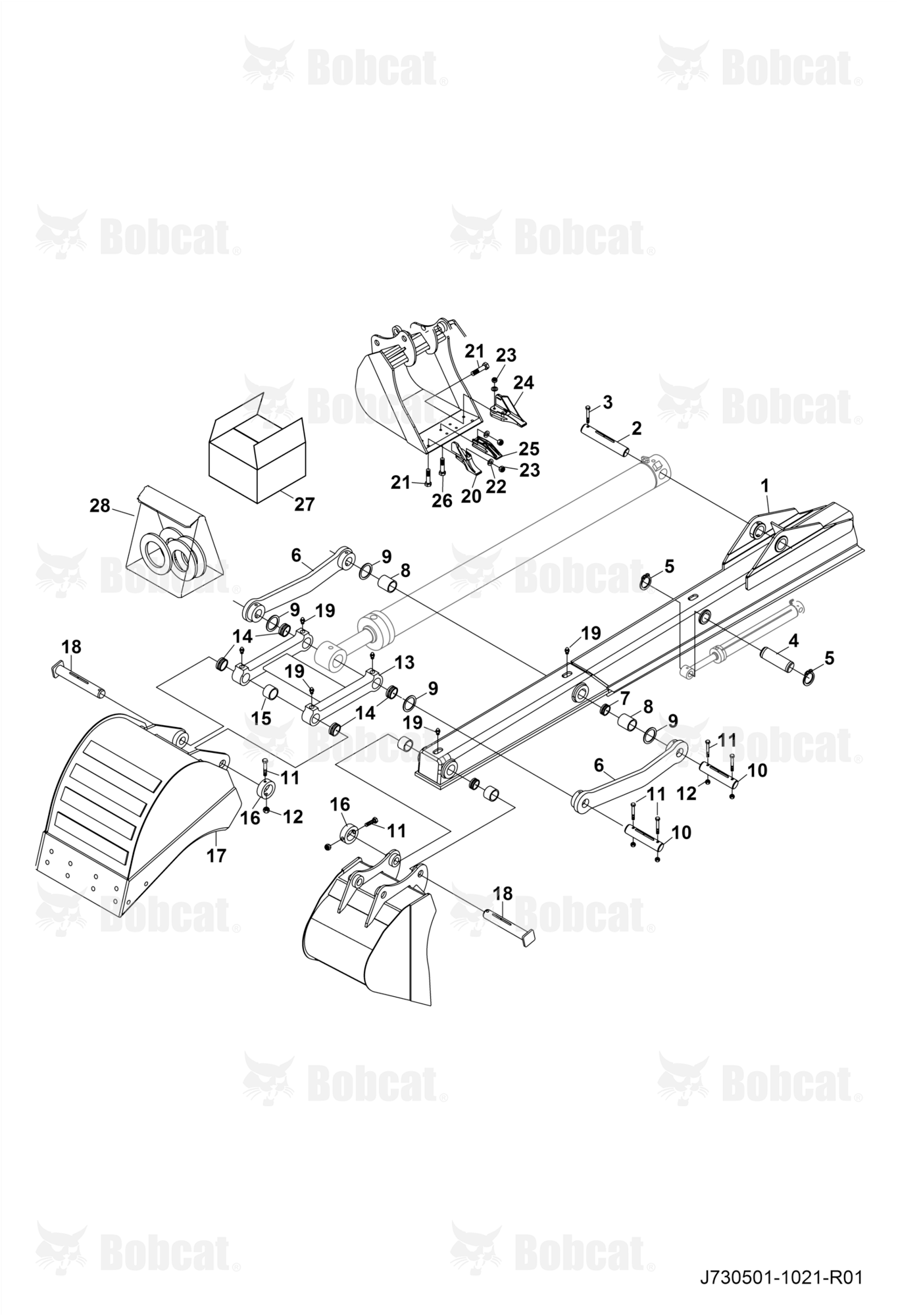 Extended Stick and Bucket Connections