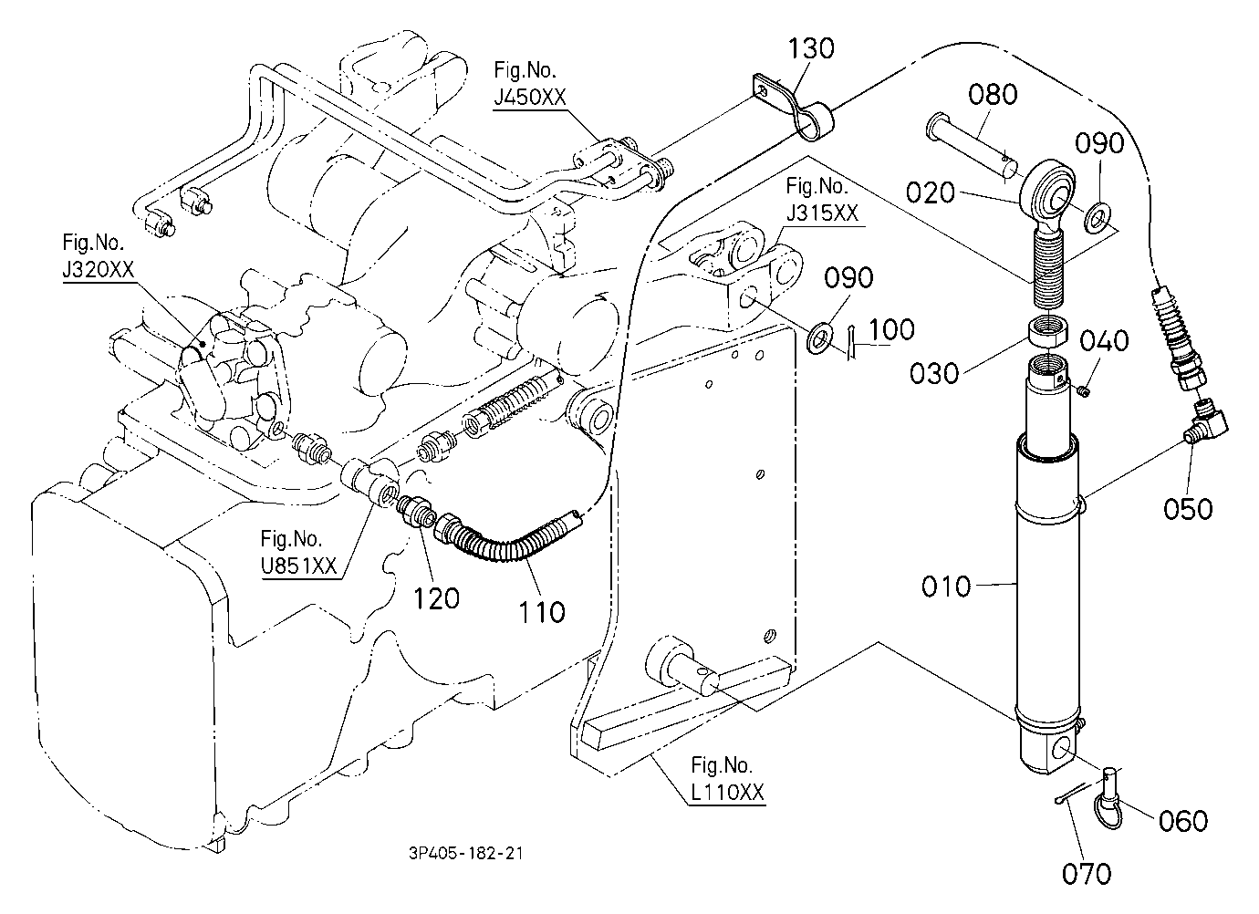 Assist Cylinder Kit Lh [Option]