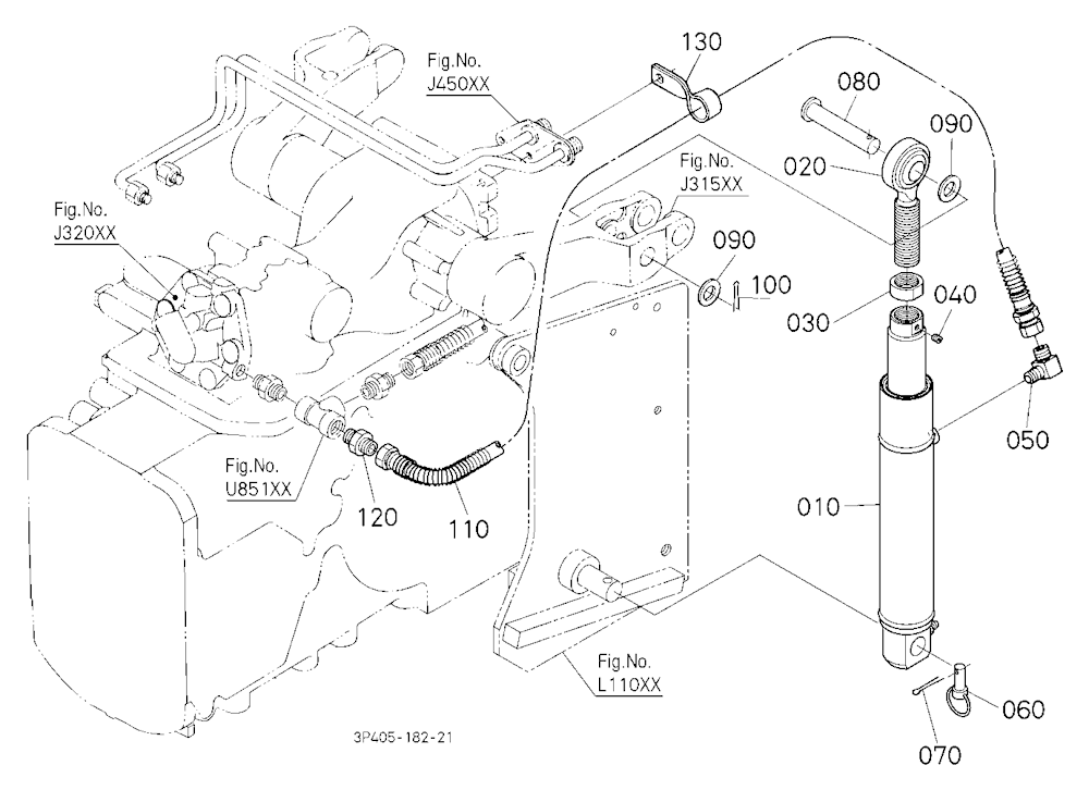 Assist Cylinder Kit Lh [Option]