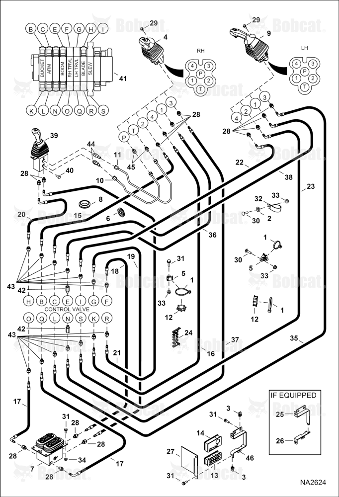 Hydraulic Circuitry (Pilot W/O JPS)