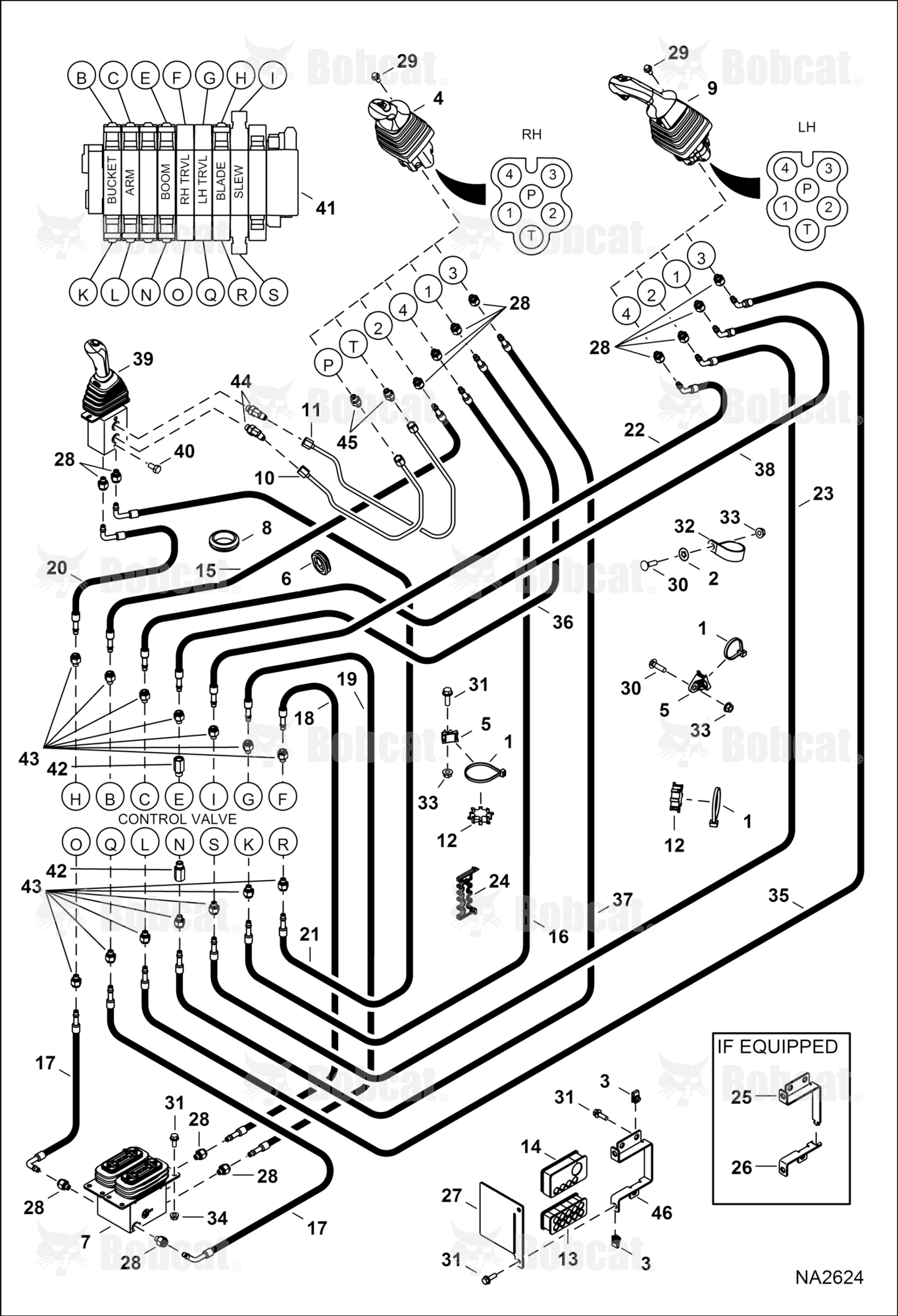 Hydraulic Circuitry (Pilot W/O JPS)
