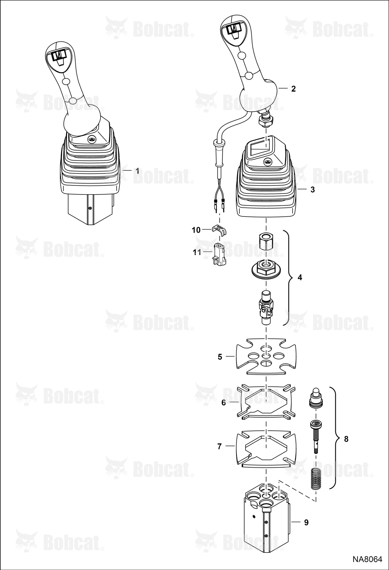 RH Joystick  B33211001 - B33211999