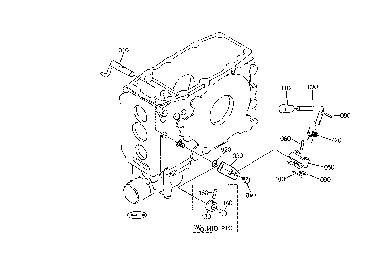 Mid Pto Shift Lever