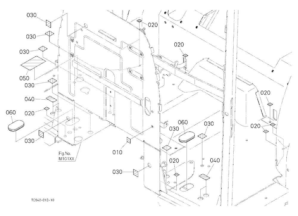 Label/Plug/Cushion (Panel Frame/Step)