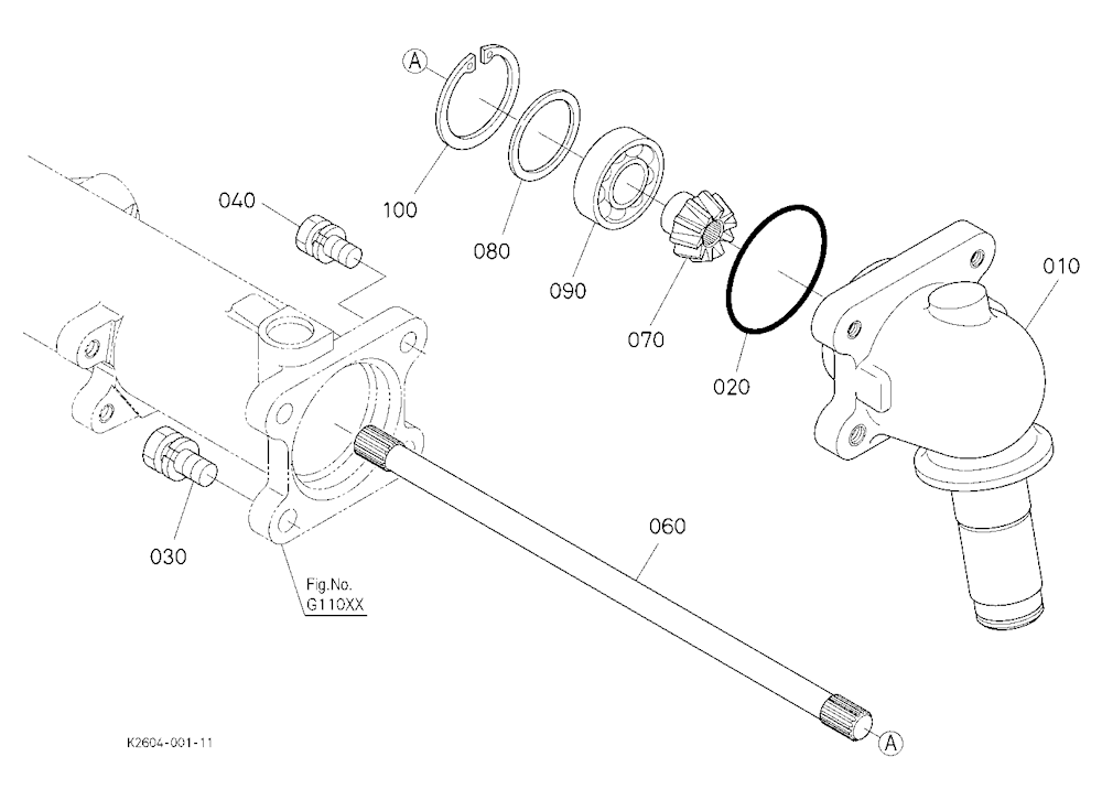 Bevel Gear Lh
