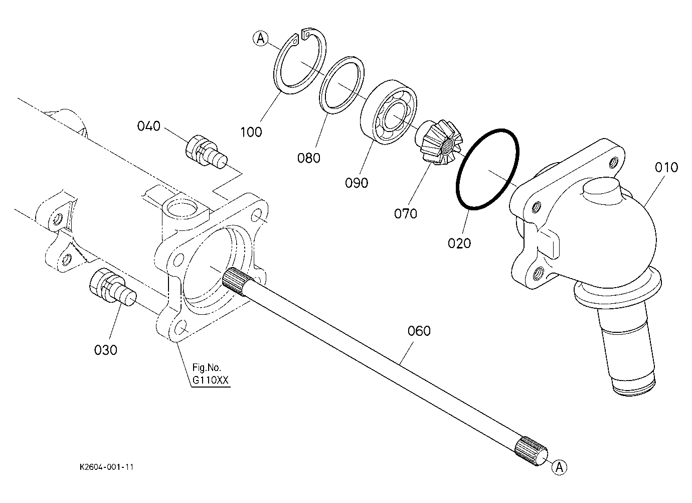 Bevel Gear Lh