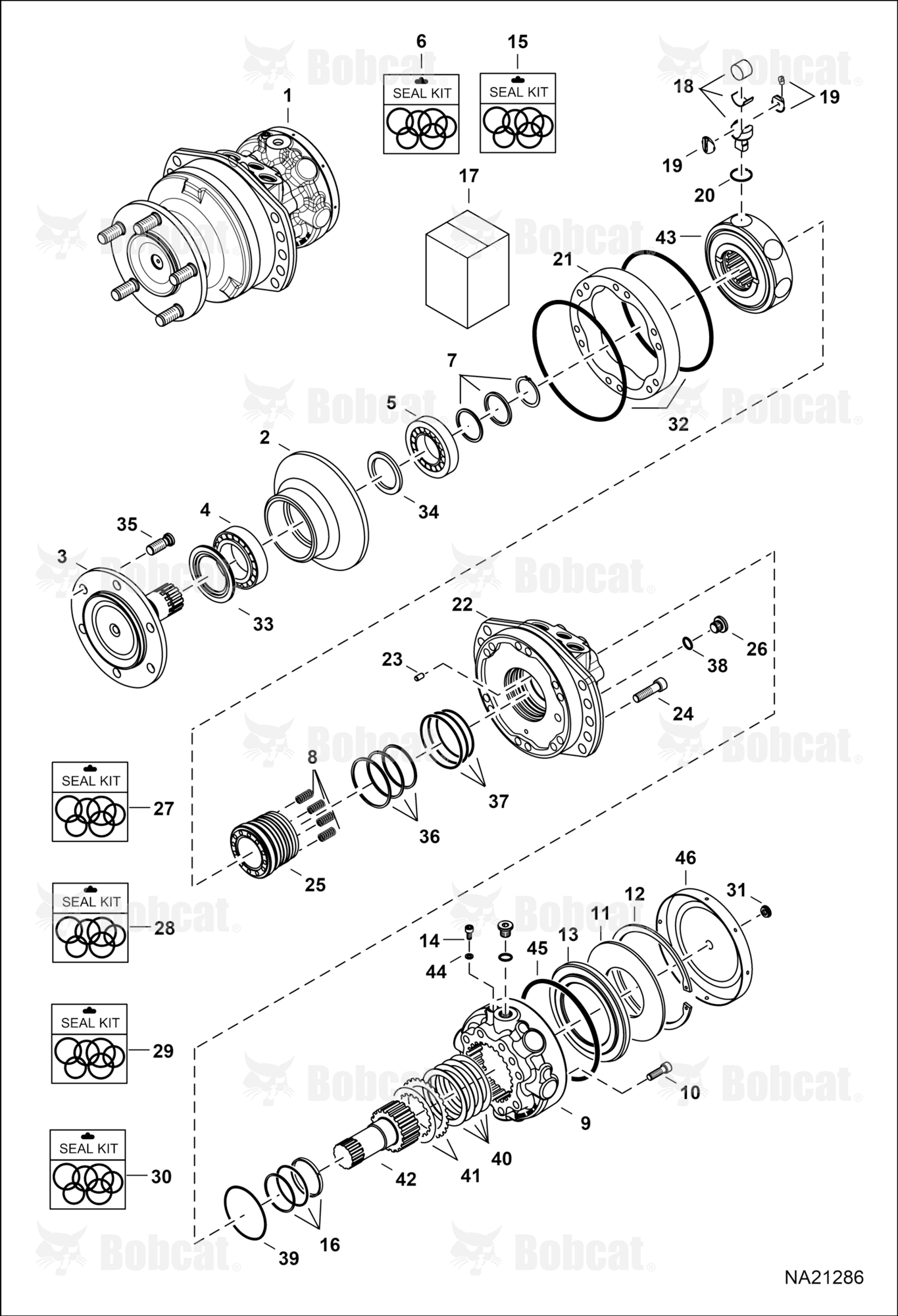 Drive Motor (SAPR Brake)