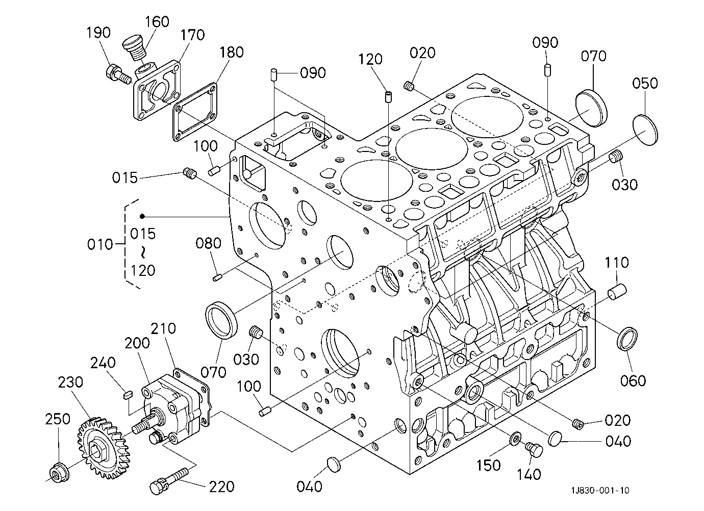 Crankcase [D1803-M-E3-Lb1/D1803-M-E3-Lb2]
