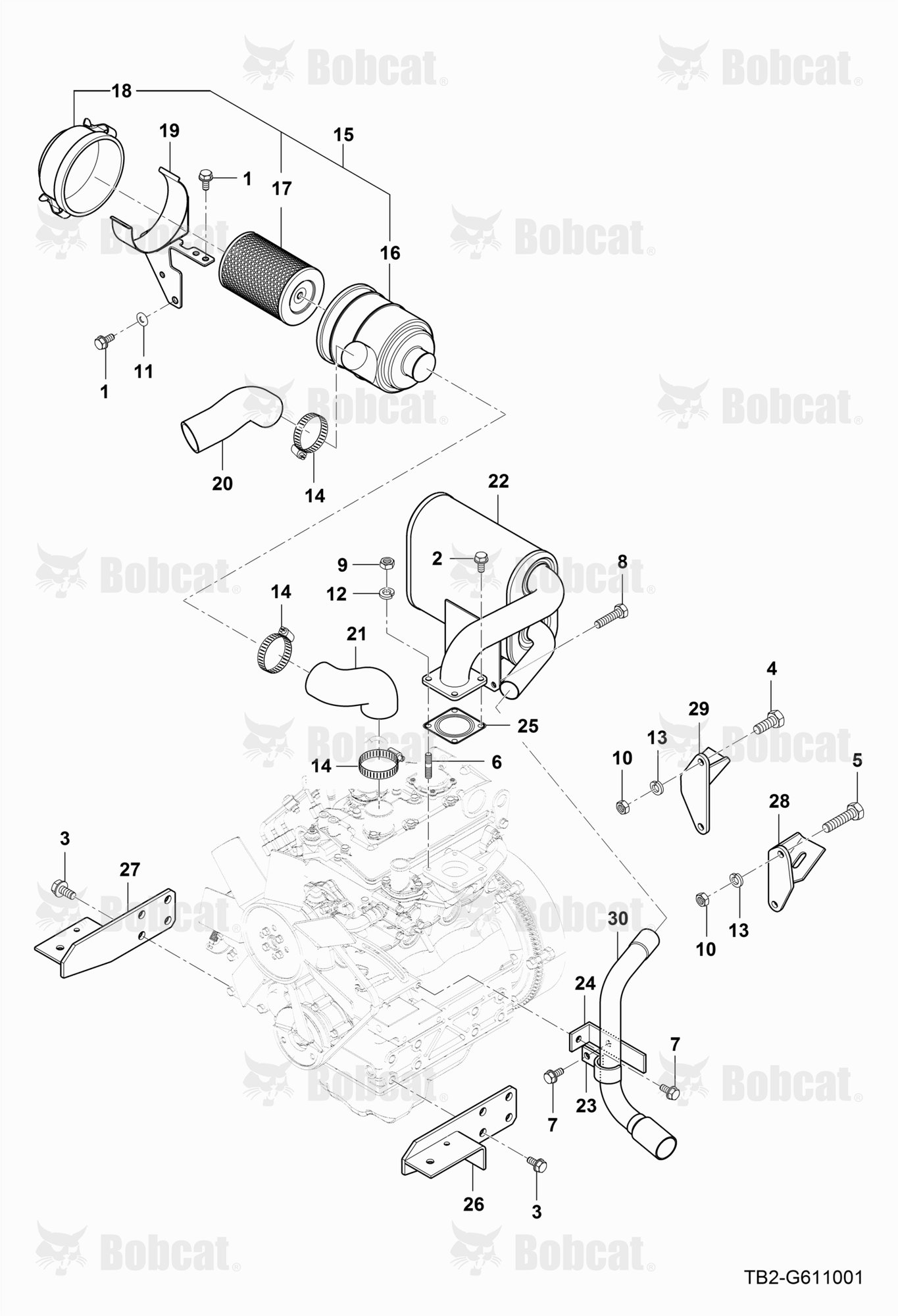 Air CLEANER/MUFFLER Group