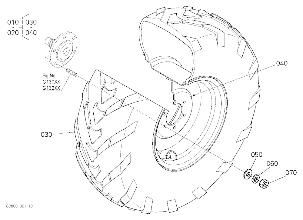 Front Wheel (25*8.50-14)
