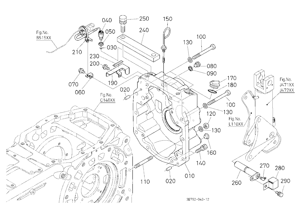 Pto (540/540E) Conversion Kit (Gear Case) (W/G No.
