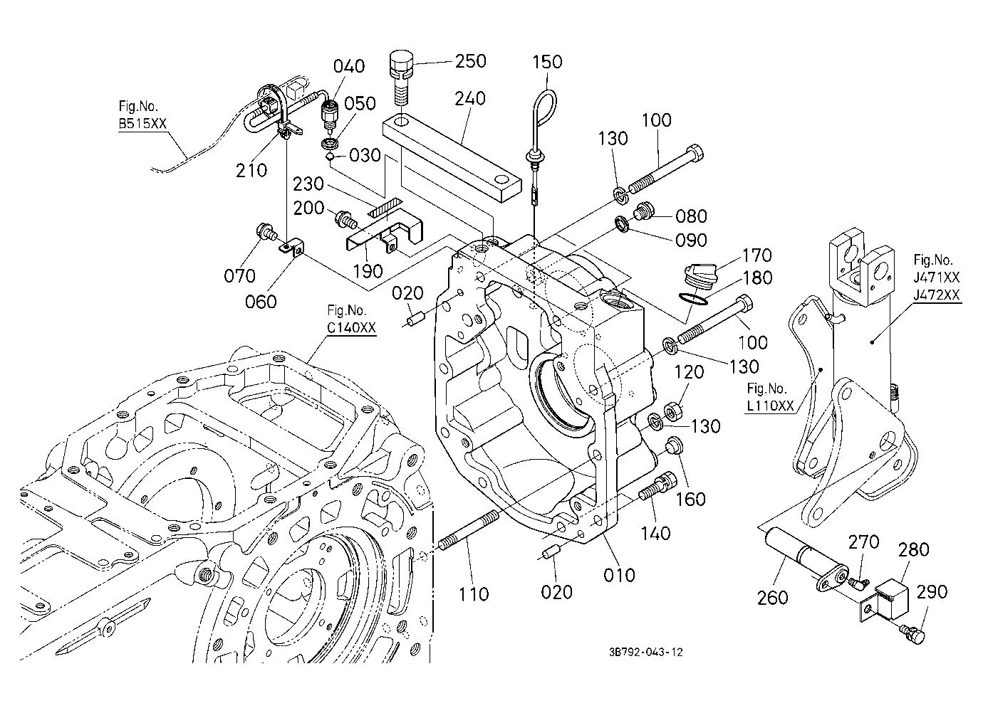 Pto (540/540E) Conversion Kit (Gear Case) (W/G No.