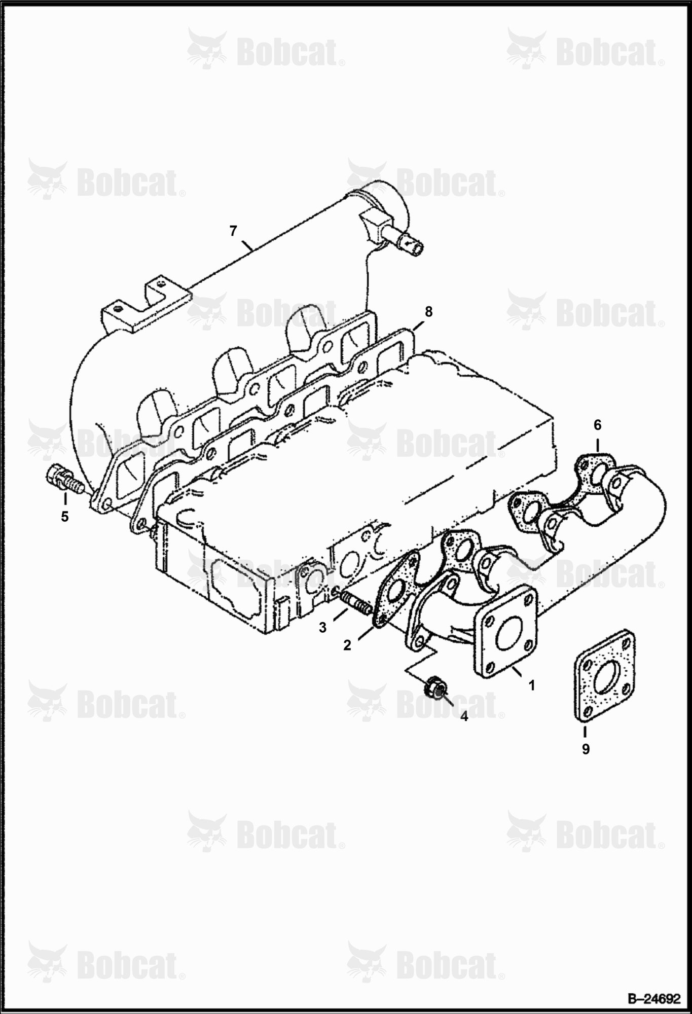 Manifolds (Kubota - V1903 2EB - Tier II Replacement)