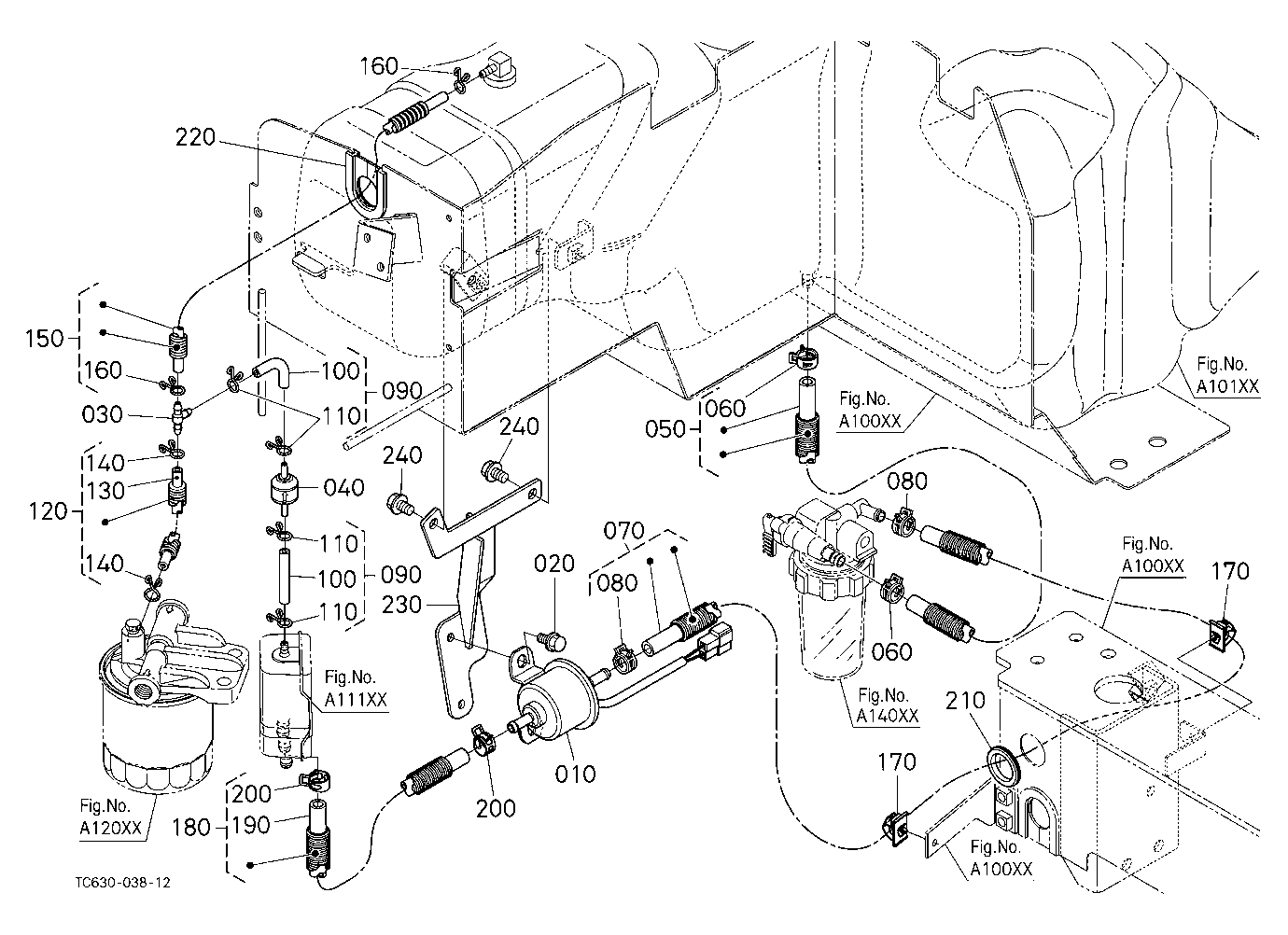 Fuel Pipe (Separator/Fuel Pump)
