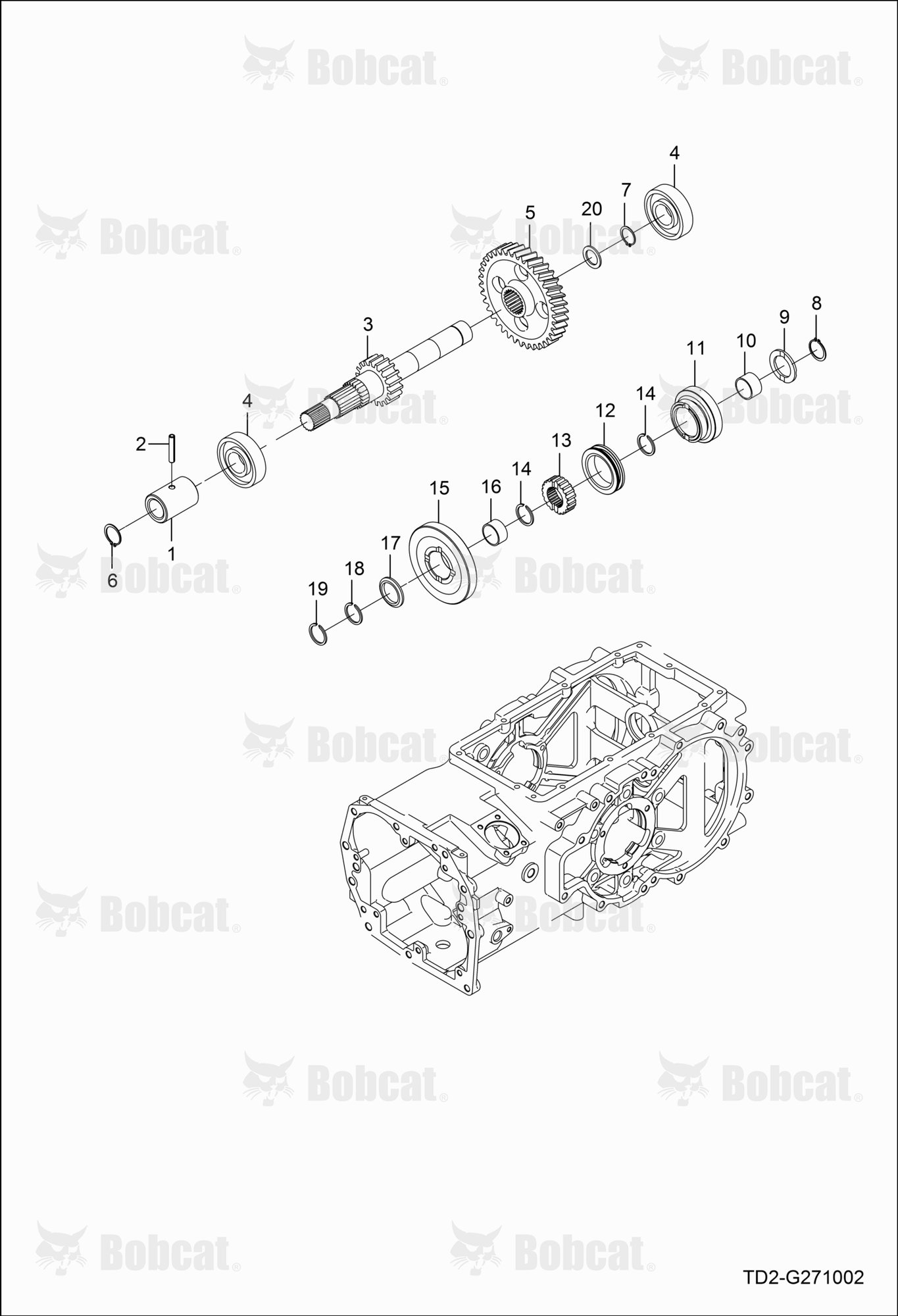 Range Shift Shaft Group