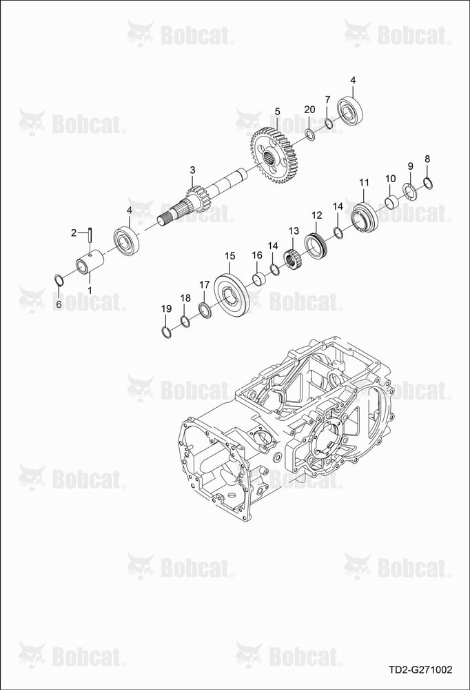 Range Shift Shaft Group