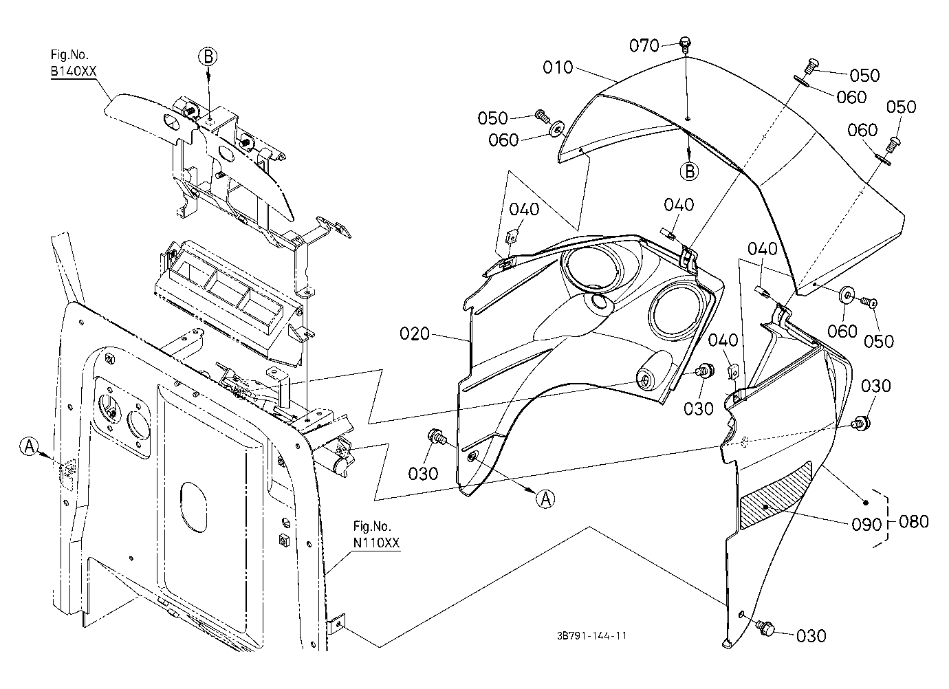 Hood (Bonnet) Rear [A]