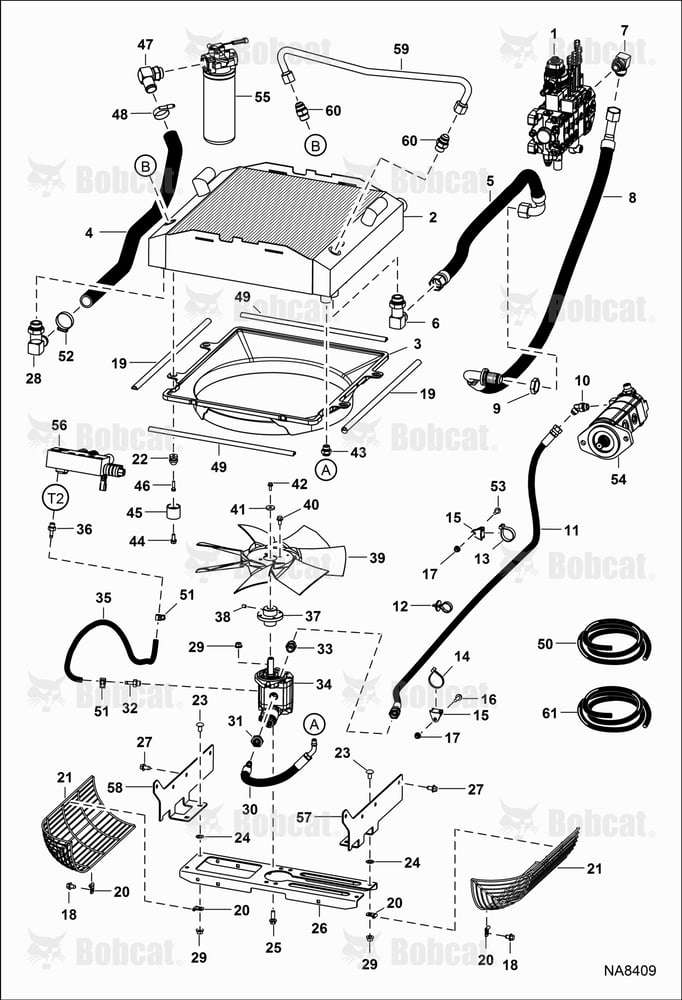 Hydrostatic Circuitry (Rear Cooling)