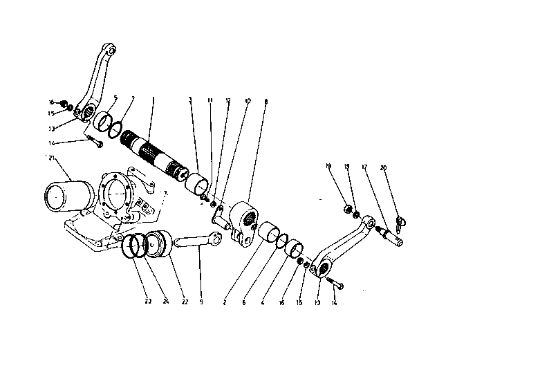 O/P Lift Arm System
