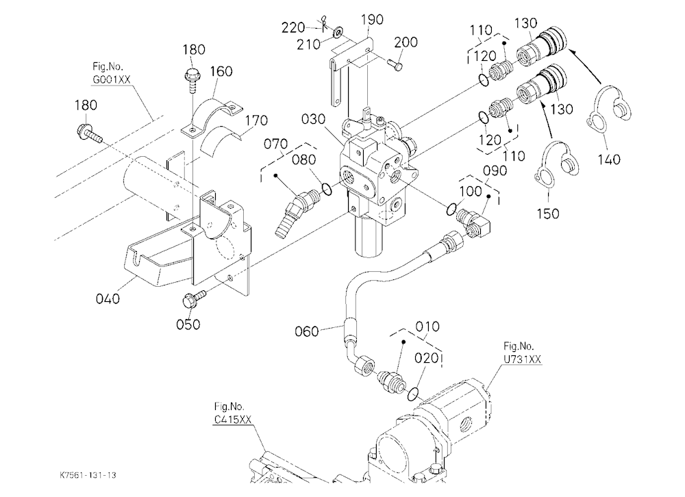 Hyd. Bed Lift Kit (Remote) (W/G.No.V4242) [Option]