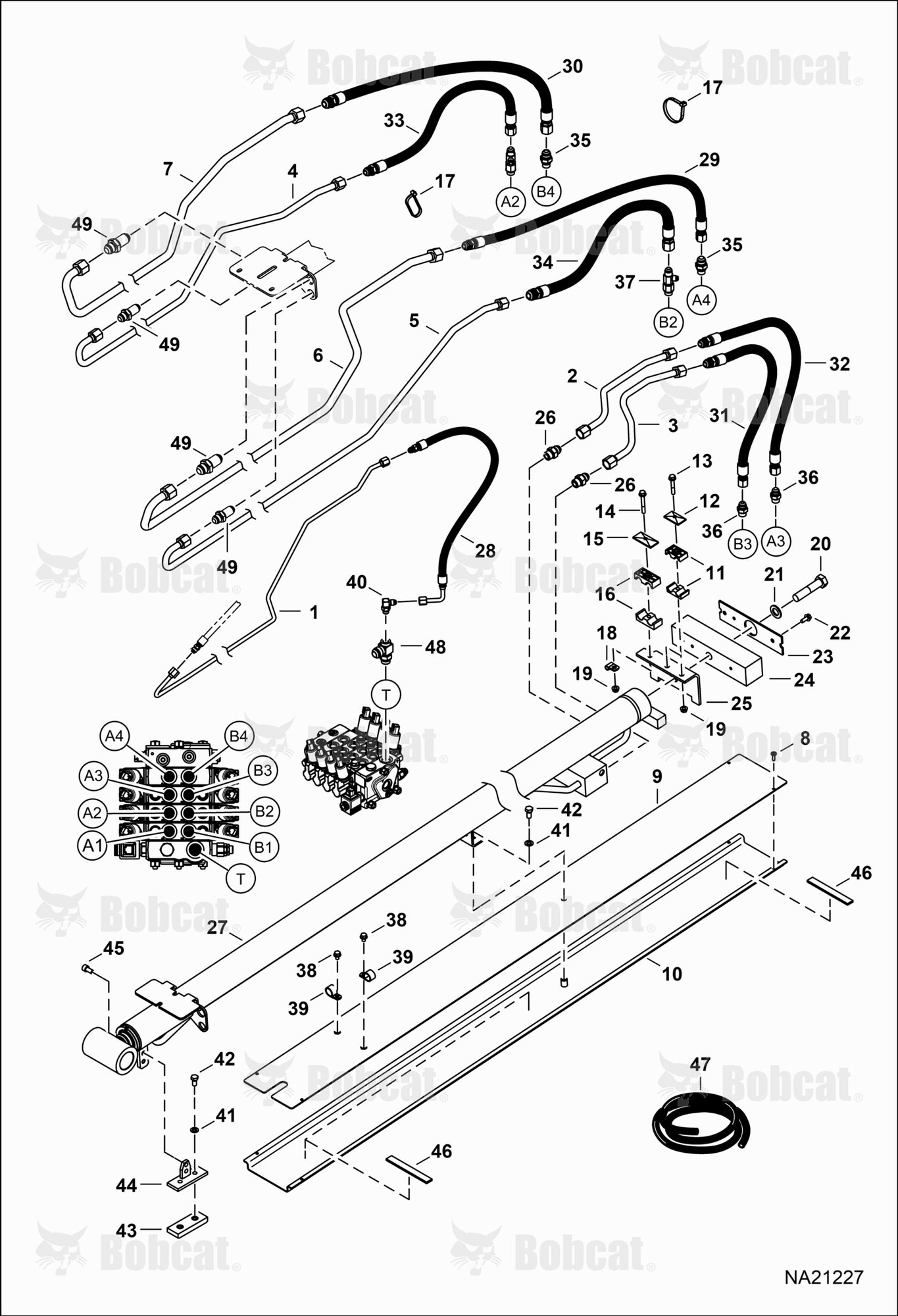 Hydraulic Circuitry (Outer Boom)