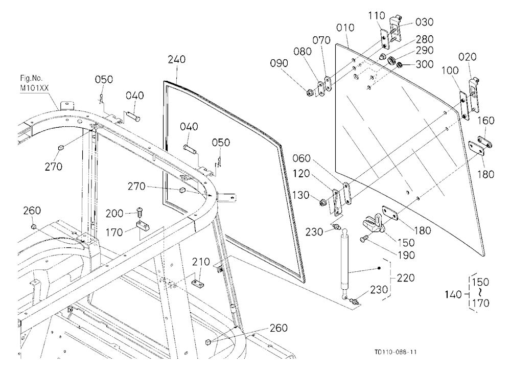 Hatch Back Glass [A]
