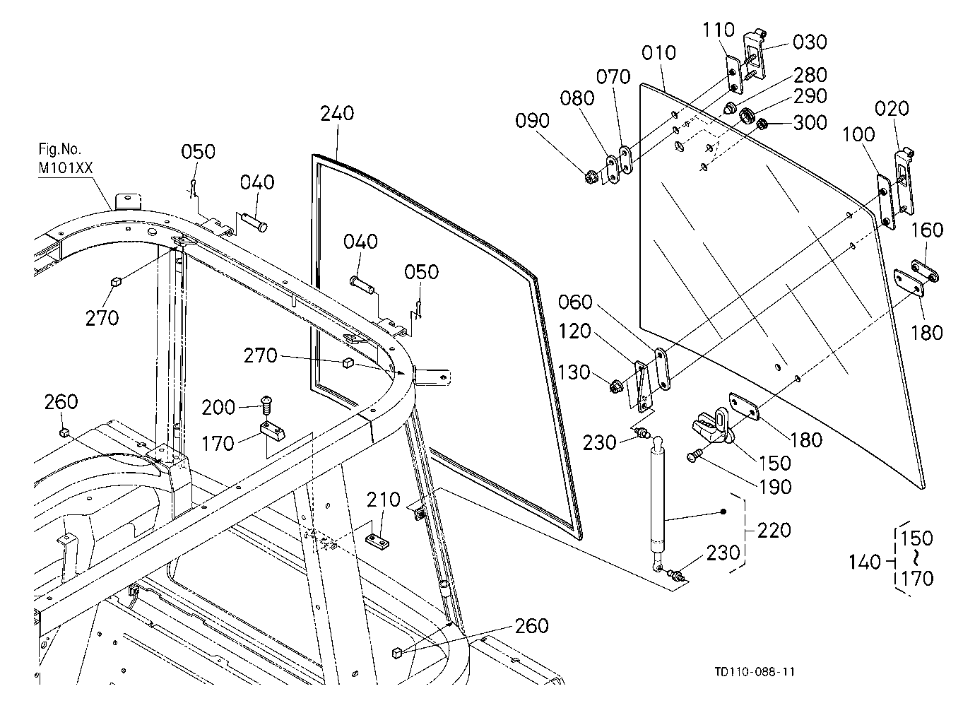 Hatch Back Glass [A]