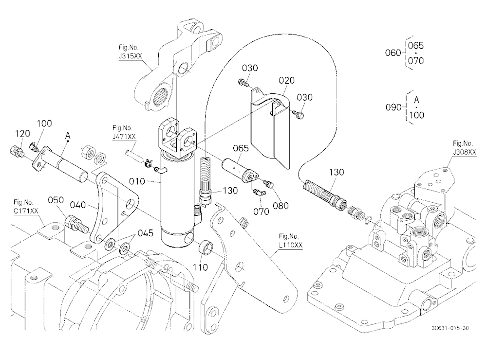 3P-Lift Assist Cylinder Rh