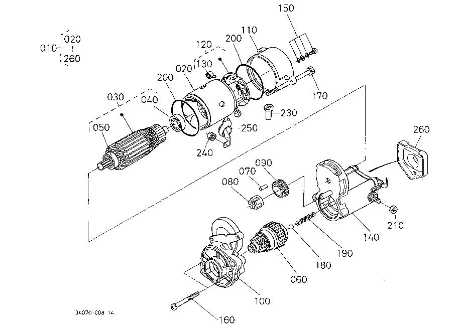Starter [Component Parts](Not For Reman Unit)