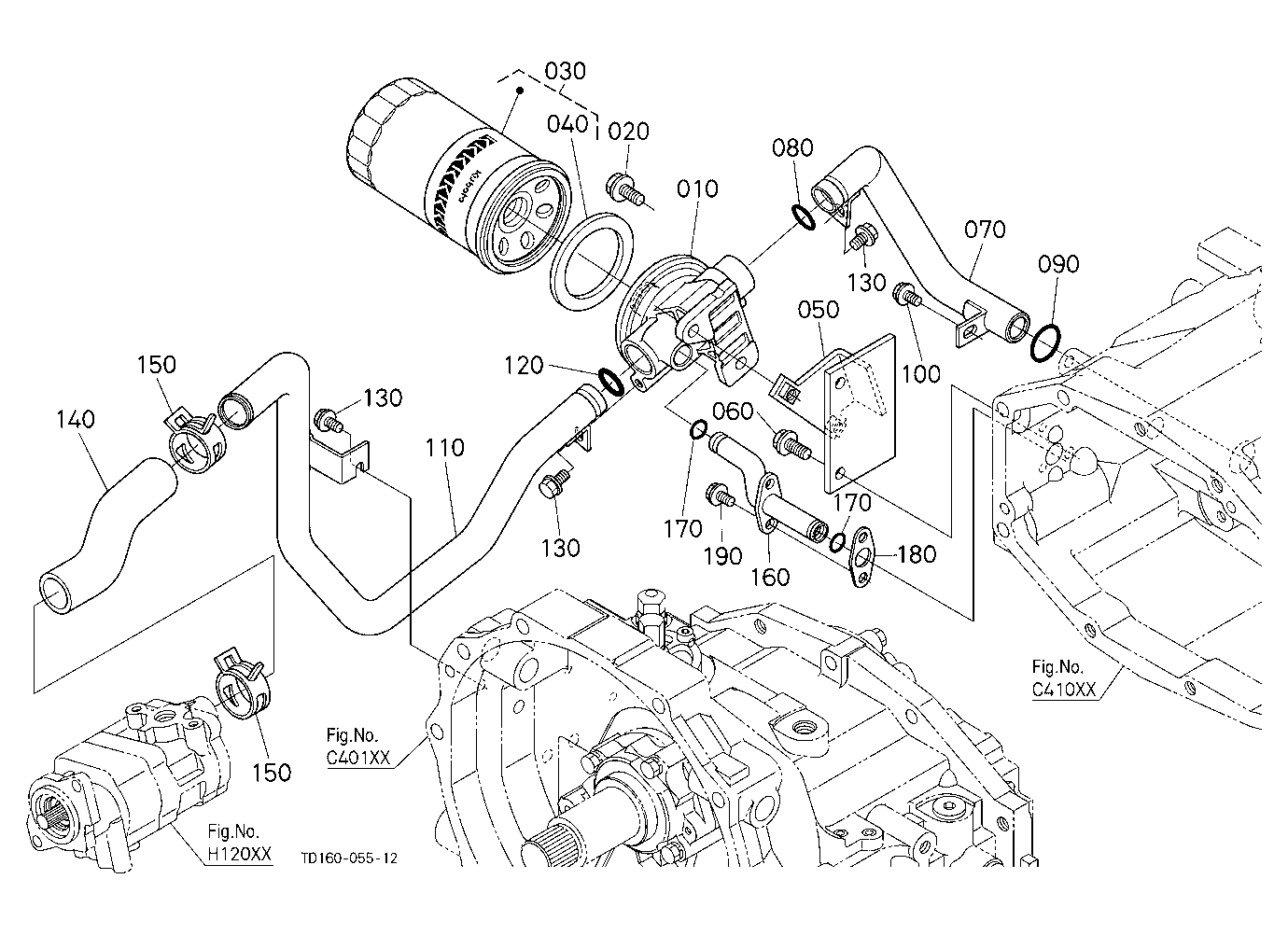 Hydraulic Oil Line (Inlet)
