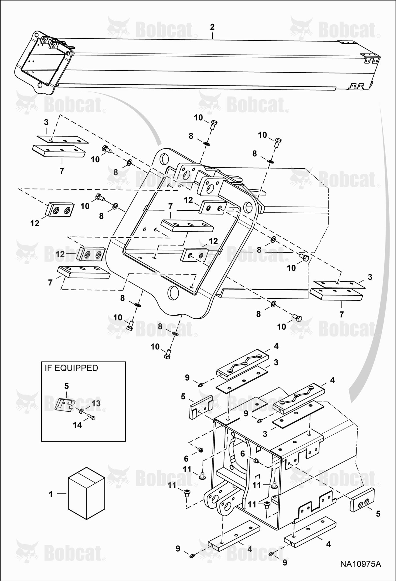 Intermediate Boom (Replacement)  A8GW11001 & Above, A8HD11001 & Above