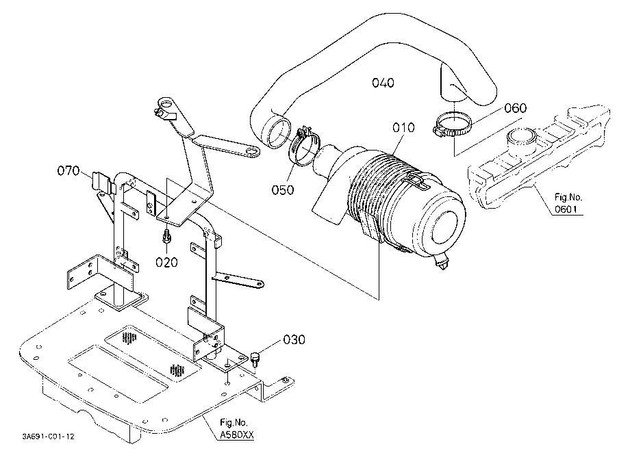 Air Cleaner [A] [Cab Type] [Old Type]