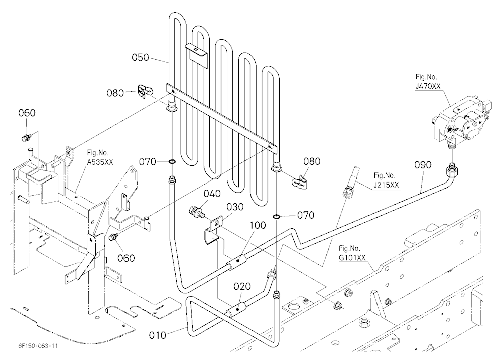 Hydraulic Oil Line (Oil Cooler)