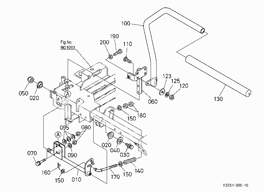 MOTION CONTROL LEVER RH