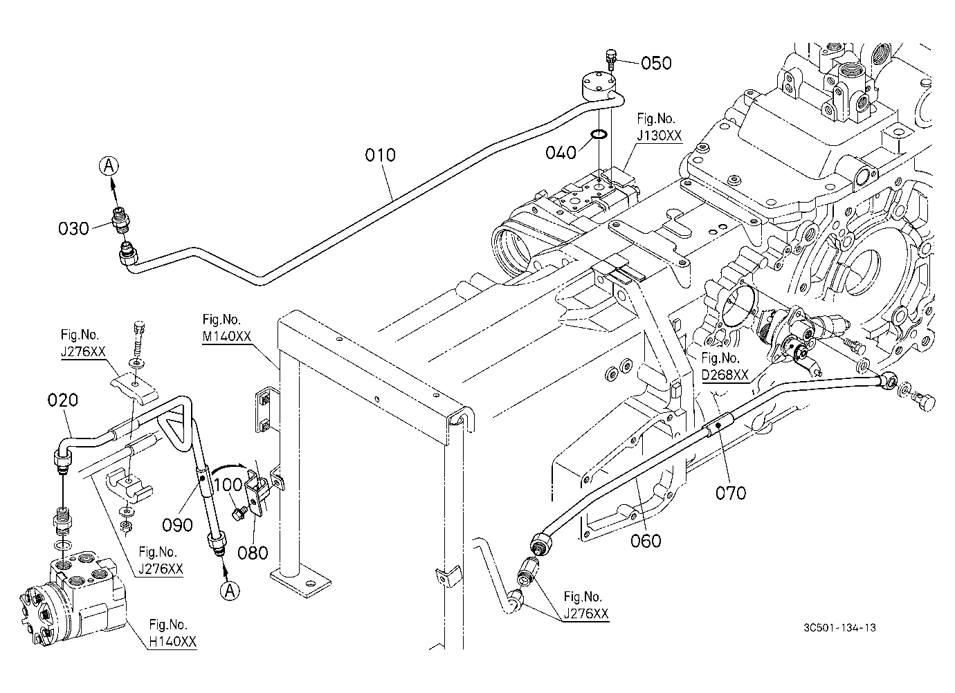 Hydraulic Oil Line (Shuttle/Controller) [Old]