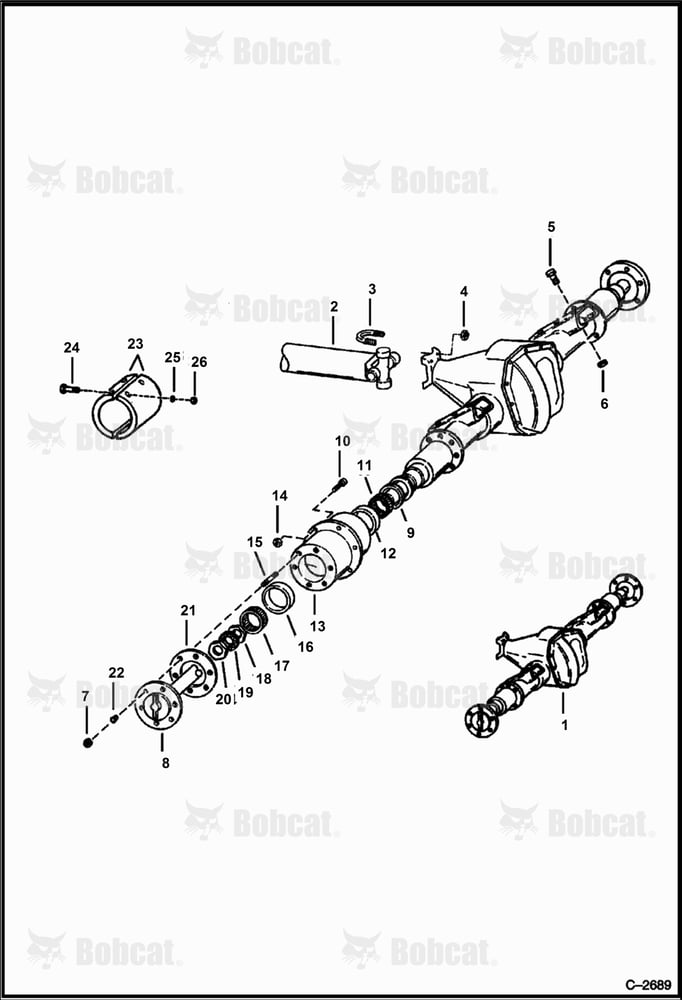 Front Differential & Hub ASSY.