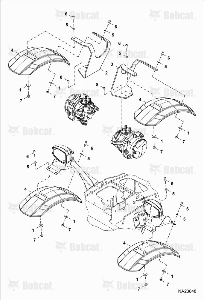 Mudguards (16.5" Wheels)