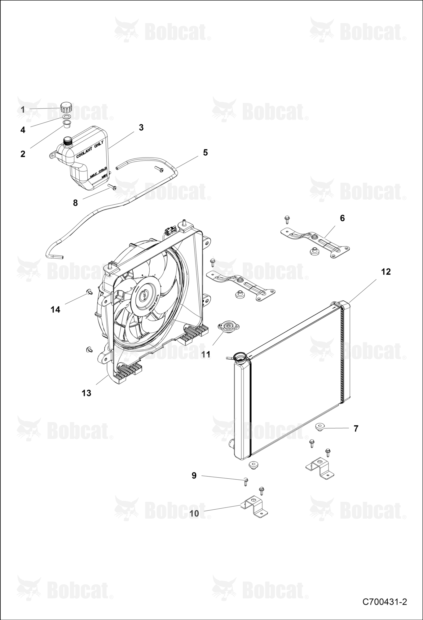 ENGINE, Cooling SYSTEM, Radiator