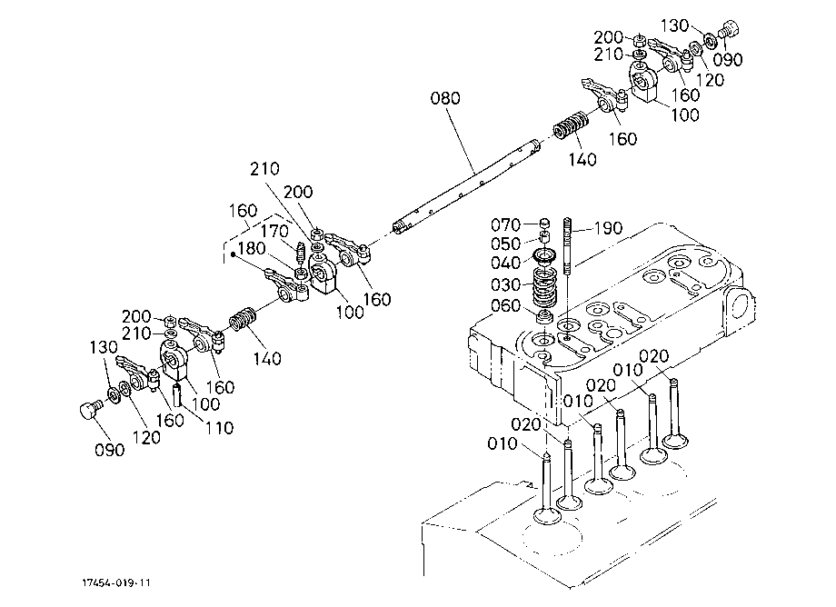 Valve And Rocker Arm
