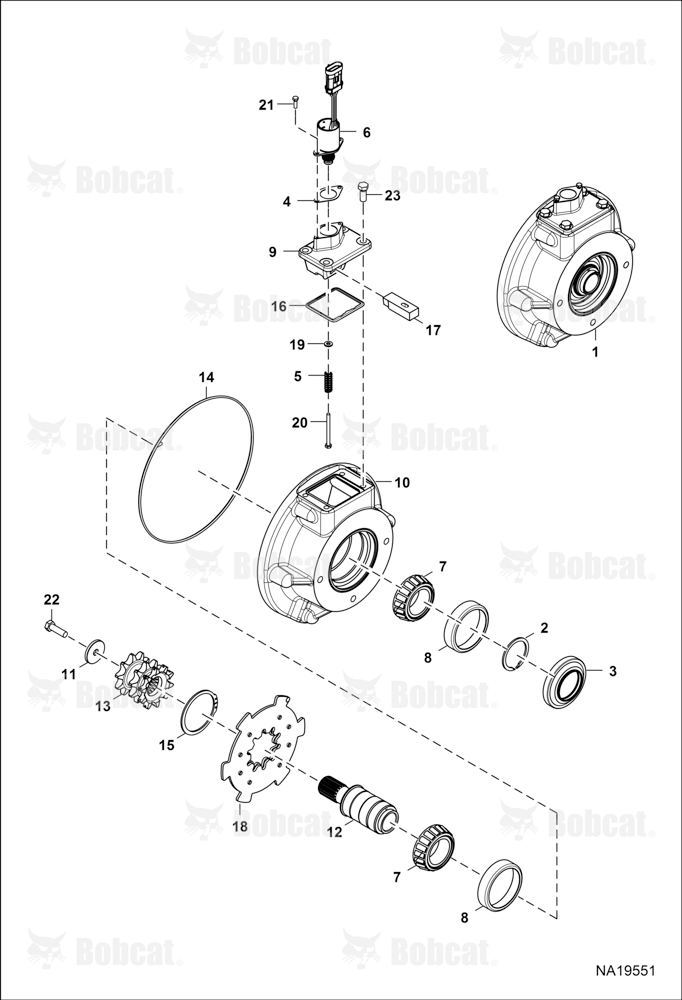 Motor Carrier (2-Speed)  B51U11029 - B51U18999