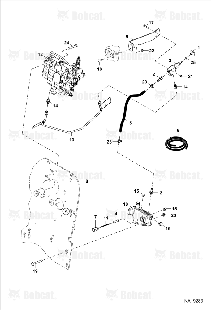 Hydraulic Circuitry (Manual Lift Release System)