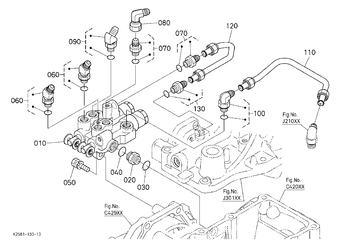 Rear Control Valve Kit (Valve) (W/G No.Bx7326) [Op