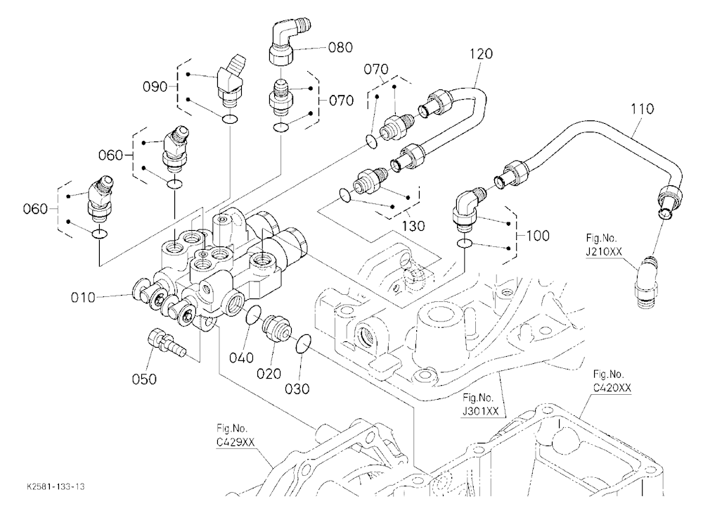 Rear Control Valve Kit (Valve) [Option]