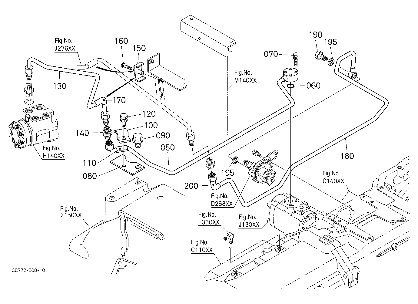 Hydraulic Oil Line (Steering/Pto) [New]